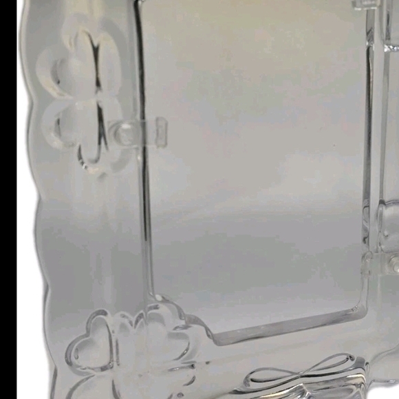 Vintage 1980's Glass Photo Frame by Mikasa for 4"x6" Photo - Picture 10 of 12